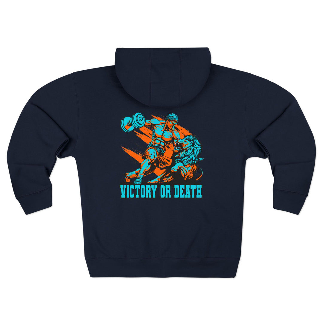 CG COLISEUM MAC VS LION MIAMI COLORS /VICTORY OR DEATH ZIP UP