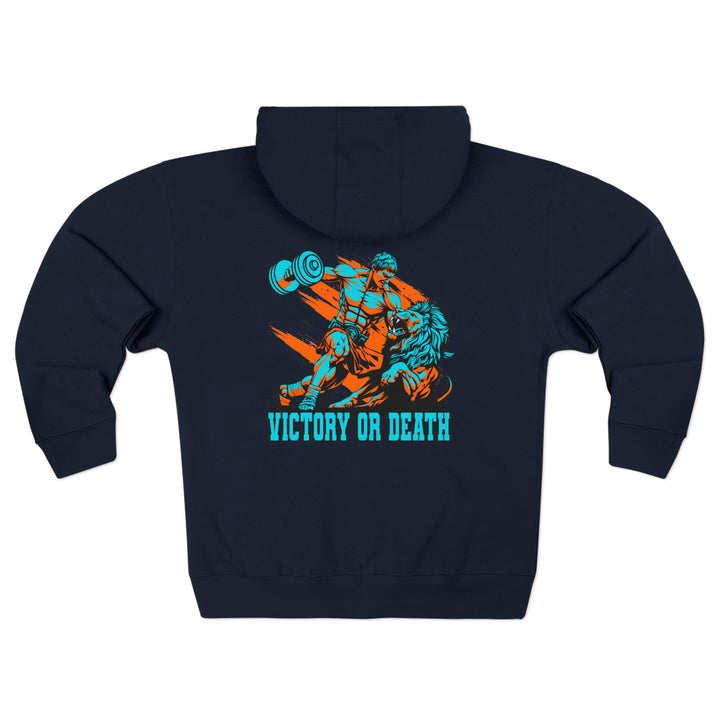 CG COLISEUM MAC VS LION MIAMI COLORS /VICTORY OR DEATH ZIP UP