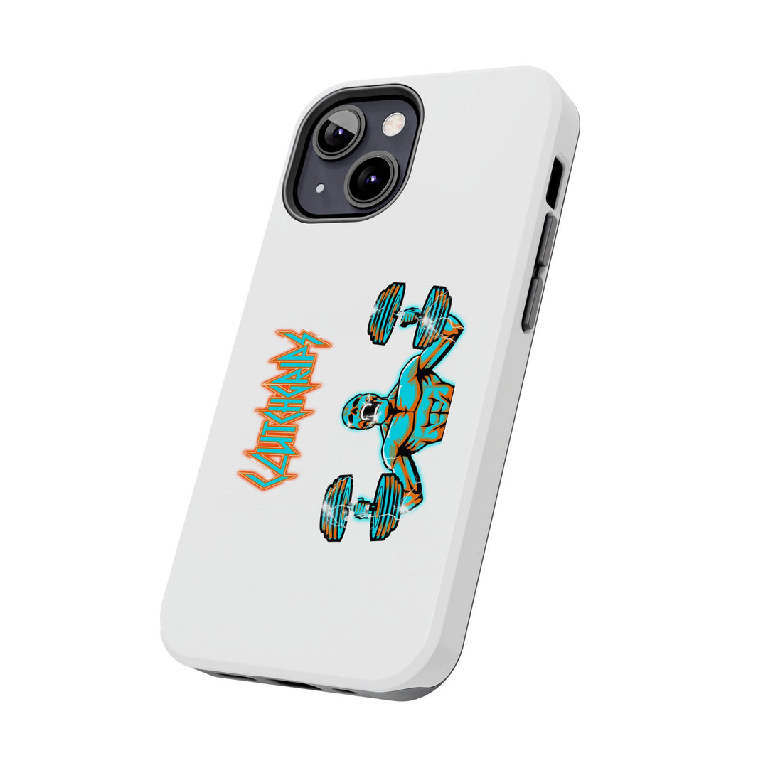 RIDE THE LIGHTNING MIAMI COLORS AQUA ORANGE PHONE CASE/CLUTCHGRIPS