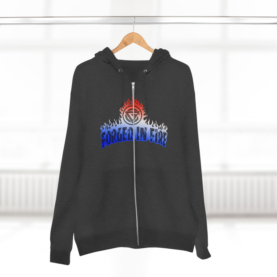 CG AMERICAN WARRIORS RED WHITE BLUE FADE /AMERICAN SAVAGE ZIP UP