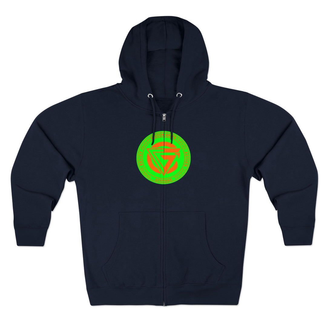 CG TIGER VS TIGER GREEN ORANGE /READY FOR WAR ZIP UP