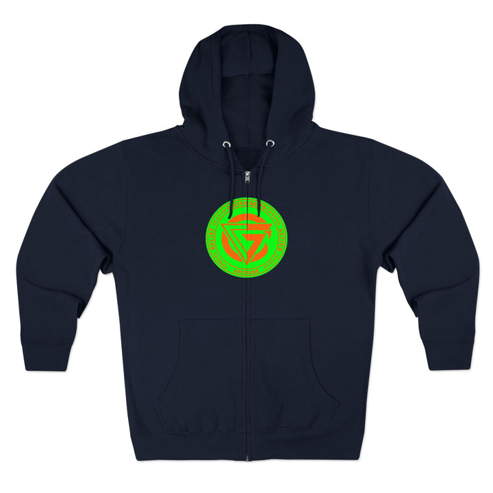 CG TIGER VS TIGER GREEN ORANGE /READY FOR WAR ZIP UP