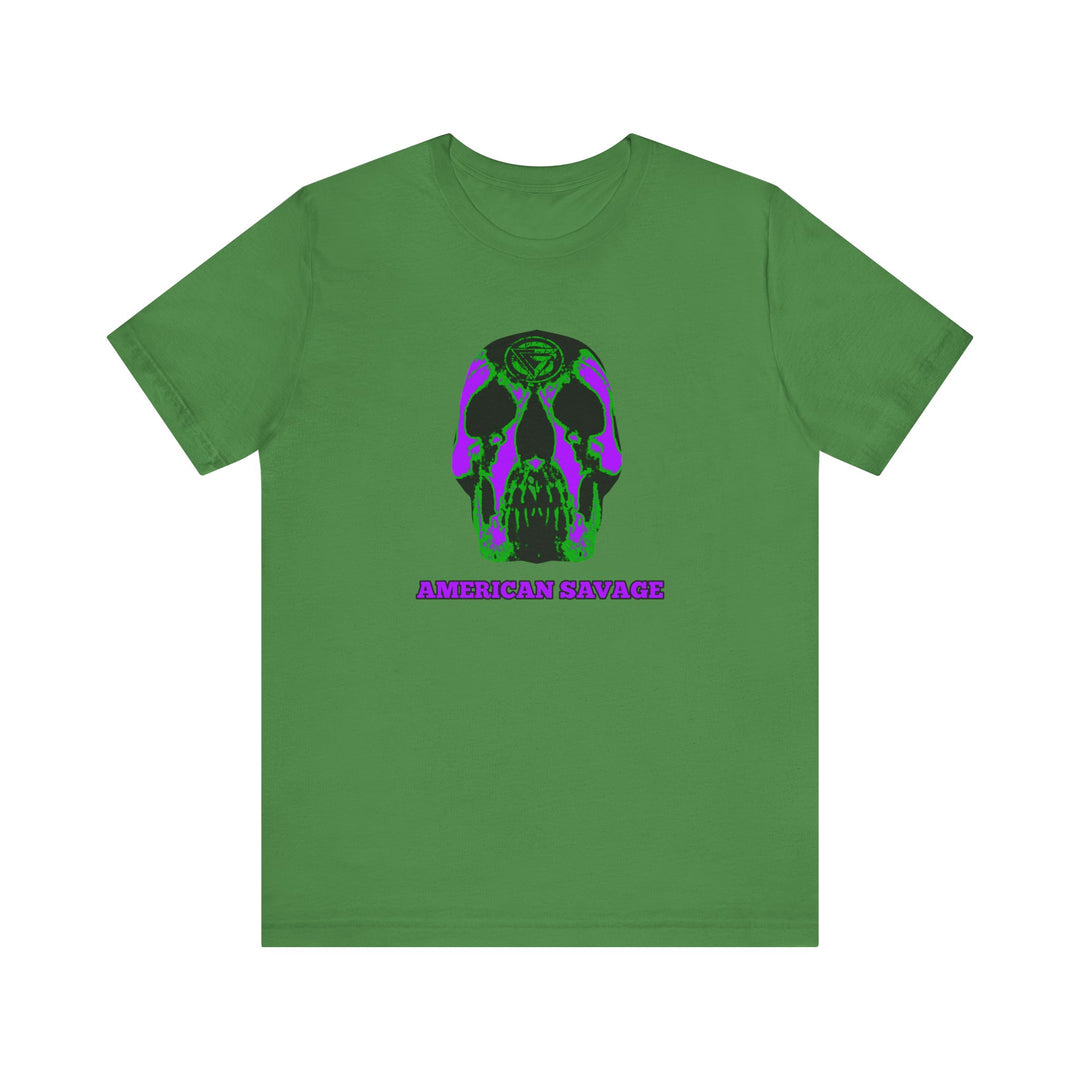 SKULLATOR PURPLE GREEN  /AMERICAN SAVAGE