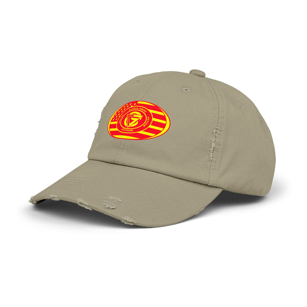 CG AMERICAN SUPERIOR GOLD & RED BLOODED FREEDOM FLAG CAP