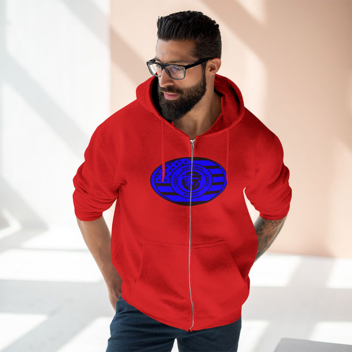 MAC WICK LIFT BLUE CG FLAG /LIFT OR DIE ZIP UP