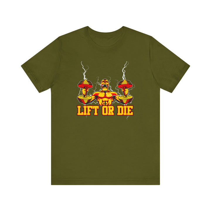 RIDE THE LIGHTNING RED GOLD /LIFT OR DIE