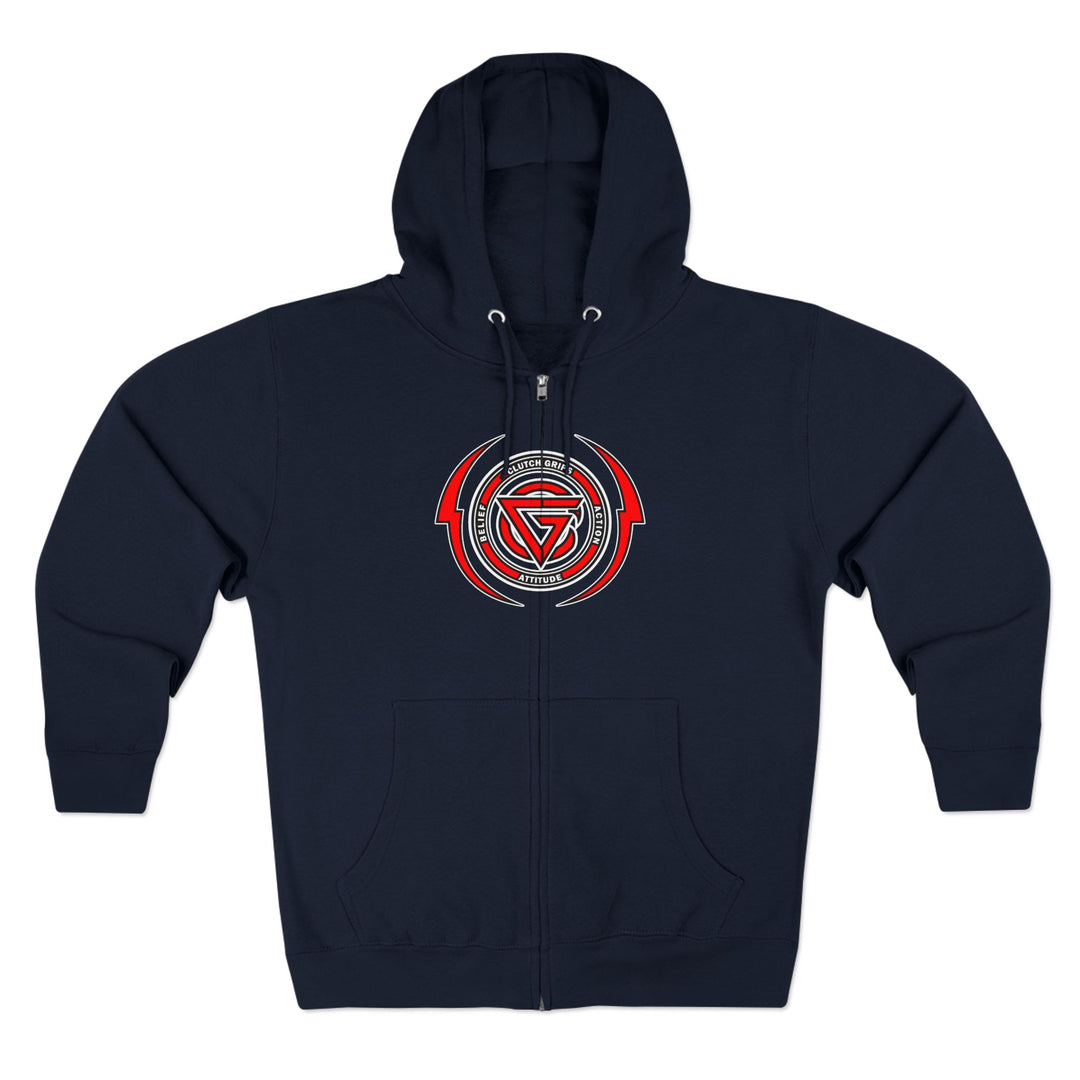 CG LION HEART RED BLACK/STAY HUNGRY ZIP UP