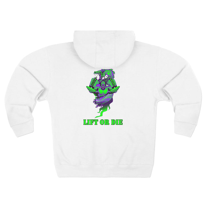 MAC DRAGON SNAP PURPLE GREEN /LIFT OR DIE ZIP UP