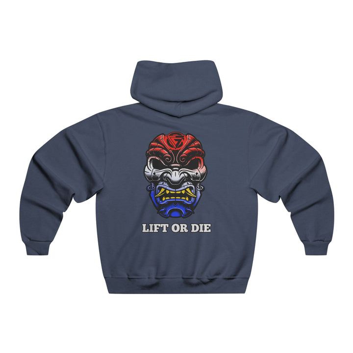 SAMURAI-MAC RED BLUE WHITE FADE /LIFT OR DIE