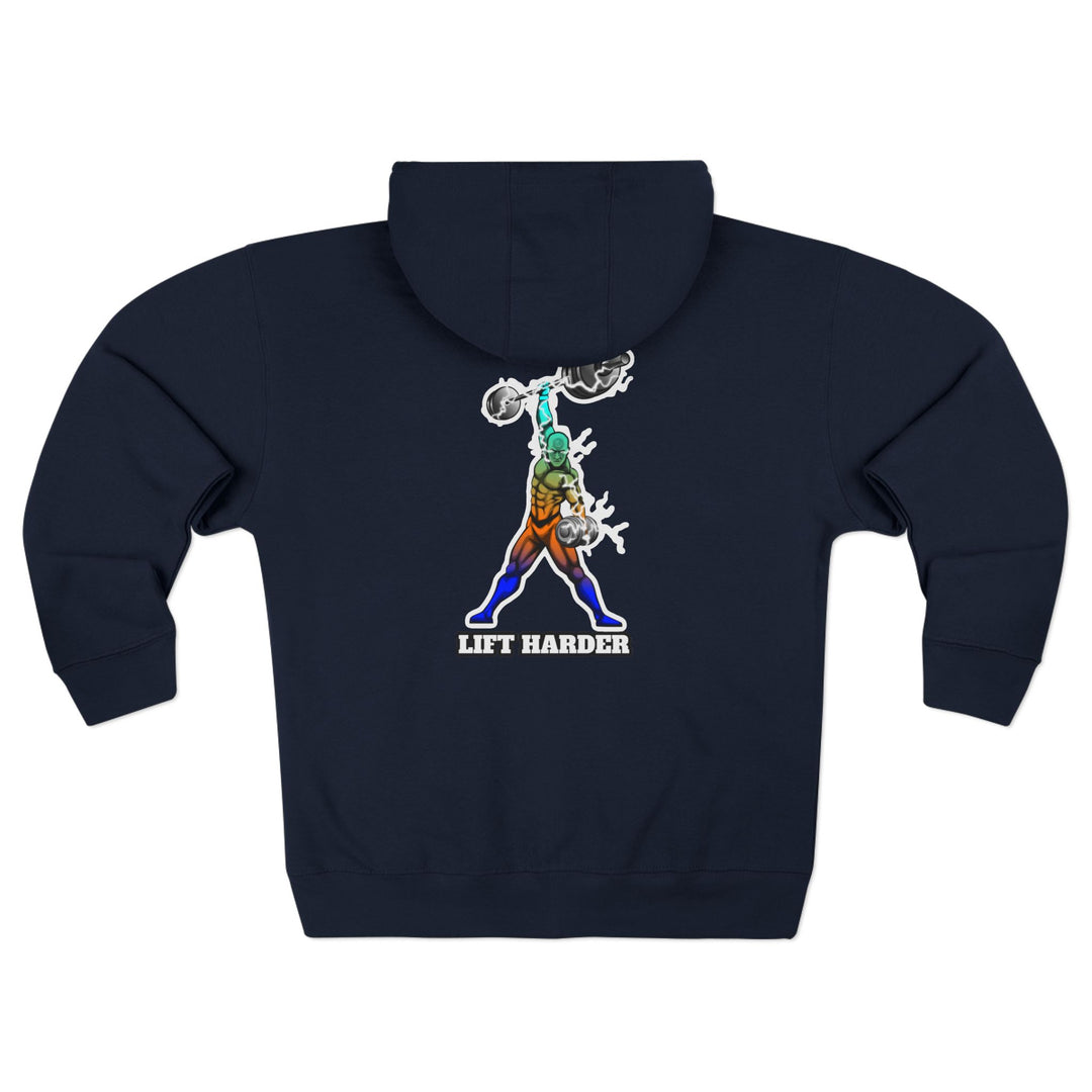 MAC POWER LIFT BLUE ORANGE AQUA FADE /LIFT HARDER ZIP UP