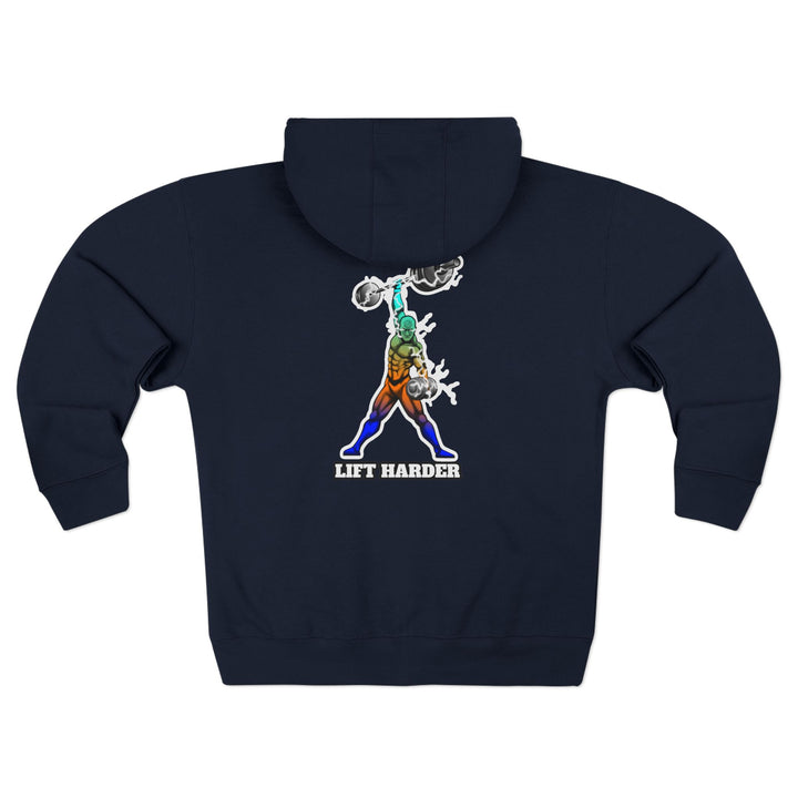 MAC POWER LIFT BLUE ORANGE AQUA FADE /LIFT HARDER ZIP UP
