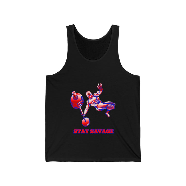 MAC-JUMP RED WHITE BLUE TANK/ STAY SAVAGE