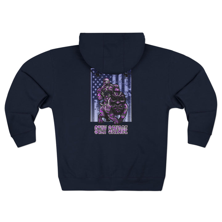 CG ANGRY DOG GREY CAMO PURPLE/STAY SAVAGE