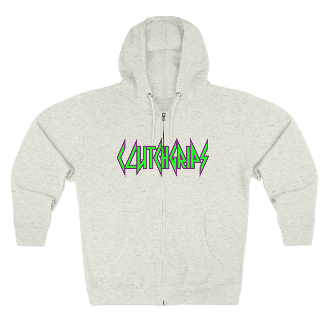CG LIFT KICK PURPLE GREEN FADE/WELCOME TO THE JUNGLE ZIP UP