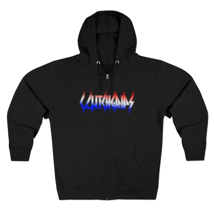 CG A AMERICAN WARRIORS RED WHITE BLUE FADE /BRINGING IT BACK ZIP UP