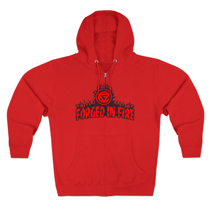 CG  NAVY SEAL TRIBUTE  RIP RED BLACK /READY FOR WAR ZIP UP
