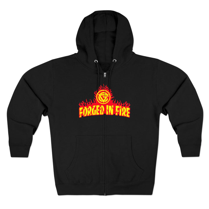 CG DBL SKULL BELL RED GOLD/READY FOR WAR ZIP UP