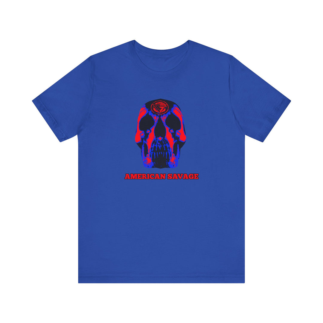 SKULLATOR RED BLUE /AMERICAN SAVAGE