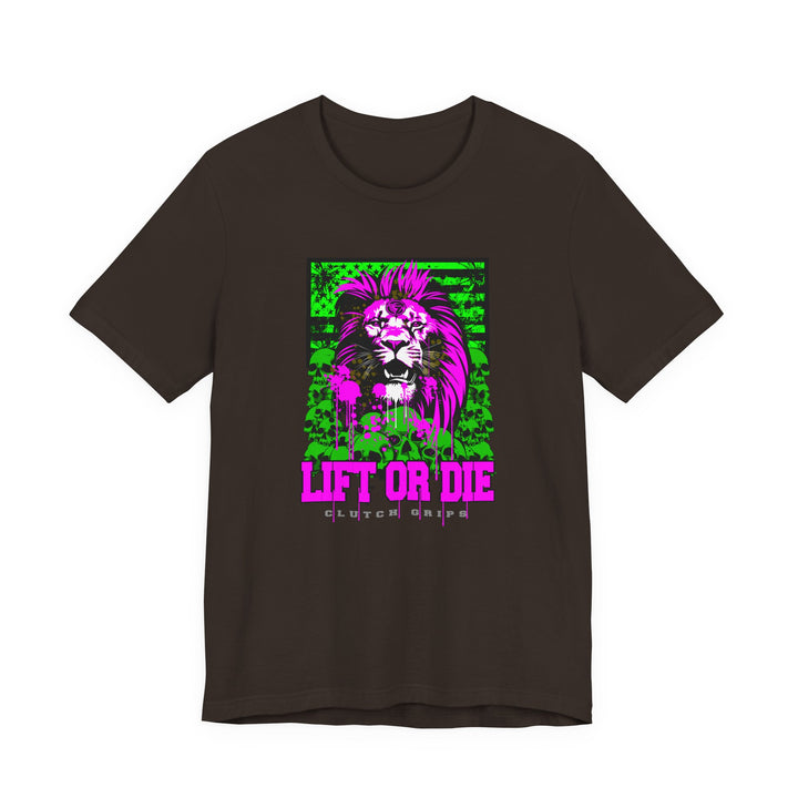 LION HEART PURPLEGREEN/LIFT OR DIE