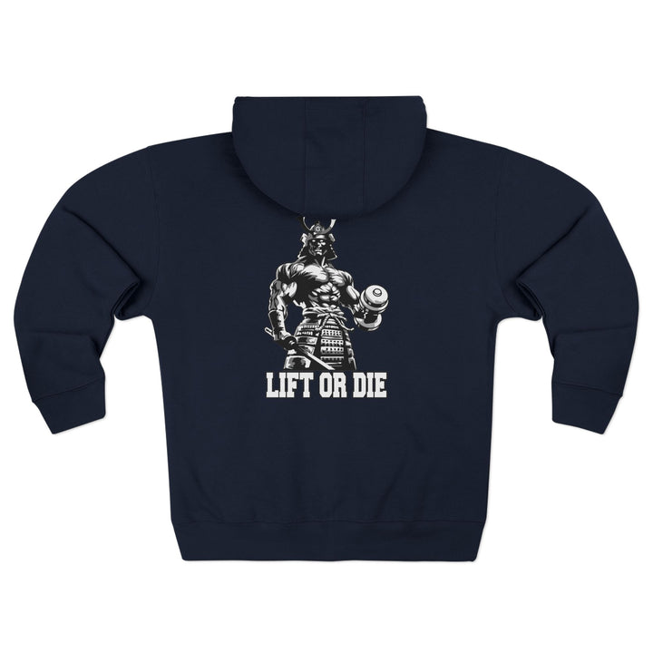 SAMURAI MASTER TRAINER BLACK WHITE /LIFT OR DIE ZIP UP