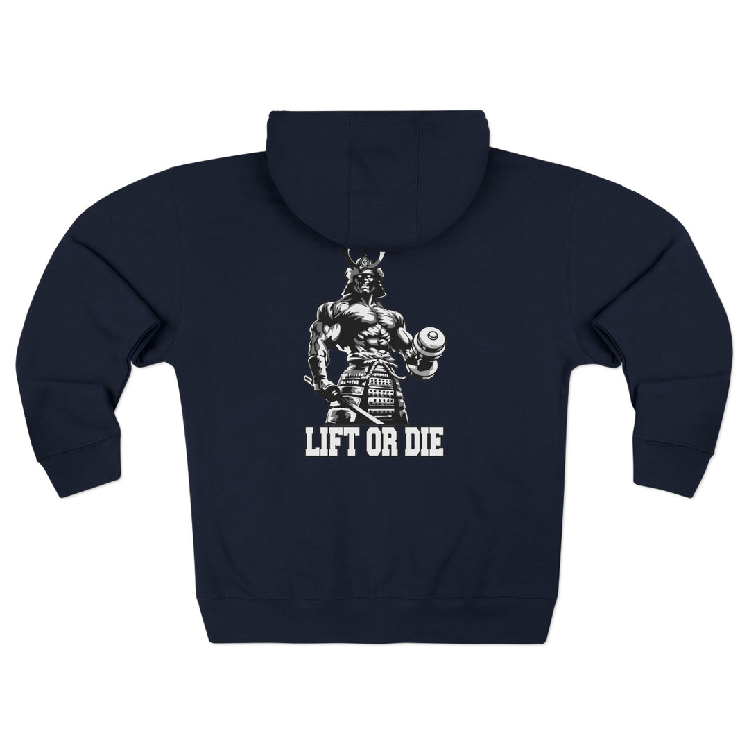 SAMURAI MASTER TRAINER BLACK WHITE /LIFT OR DIE ZIP UP