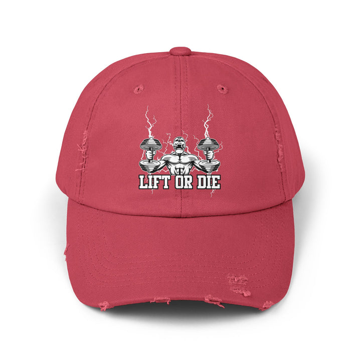 RIDE THE LIGHTNING WHITE/LIFT OR DIE CAP