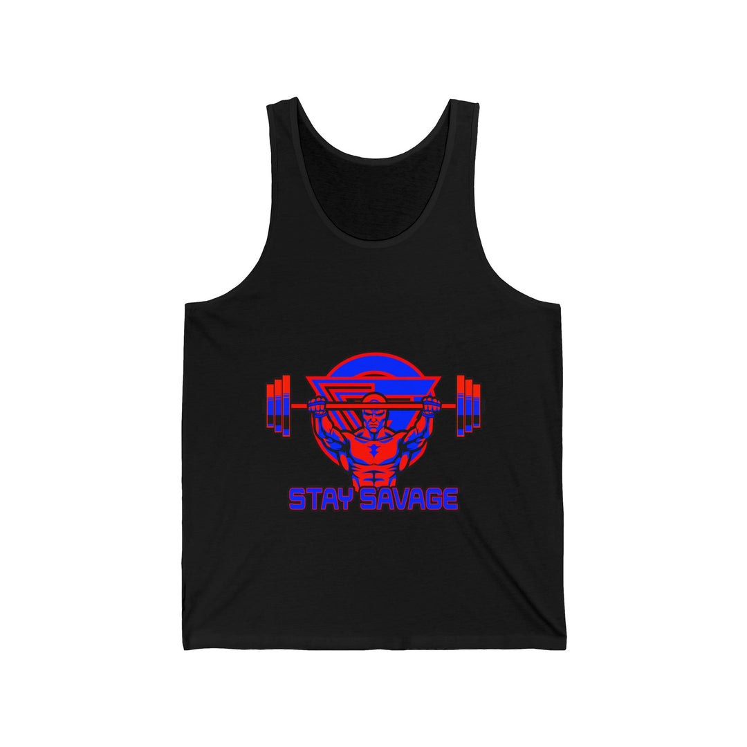 ENTER THE MAC RED BLUE TANK/STAY SAVAGE