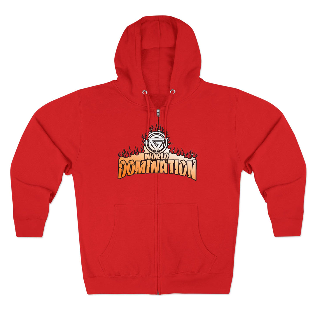 SPARTAN LIFT WHITE ORANGE FADE /READY FOR WAR ZIP UP