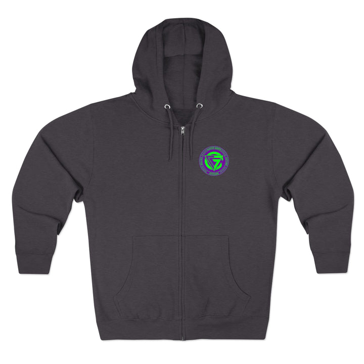 CG TIGER VS TIGER PURPLE GREEN /STAY SAVAGE ZIP UP