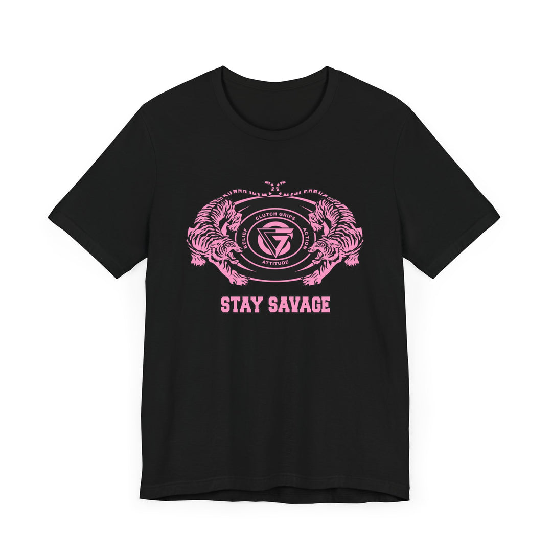 TIGER VS TIGER PINK BLACK  /STAY SAVAGE