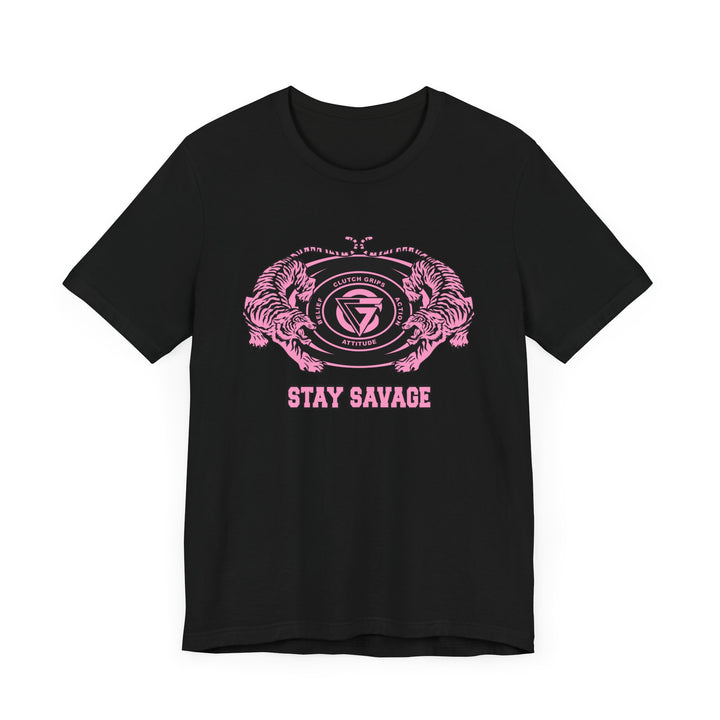 TIGER VS TIGER PINK BLACK  /STAY SAVAGE