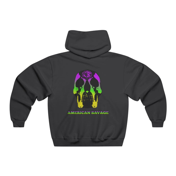 SKULLATOR- YELLOW GREEN PURPLE FADE/AMERICAN SAVAGE