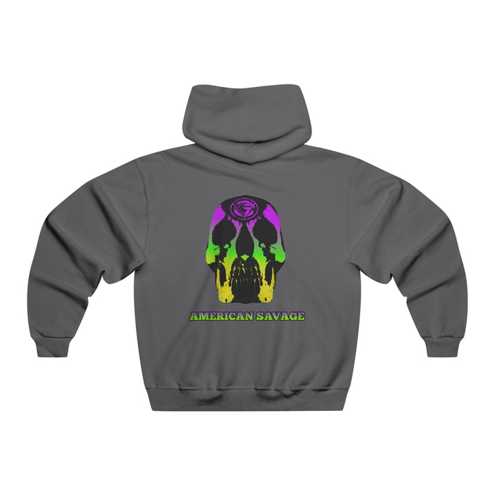 SKULLATOR- YELLOW GREEN PURPLE FADE/AMERICAN SAVAGE