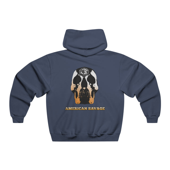 SKULLATOR- ORANGE WHITE FADE/AMERICAN SAVAGE