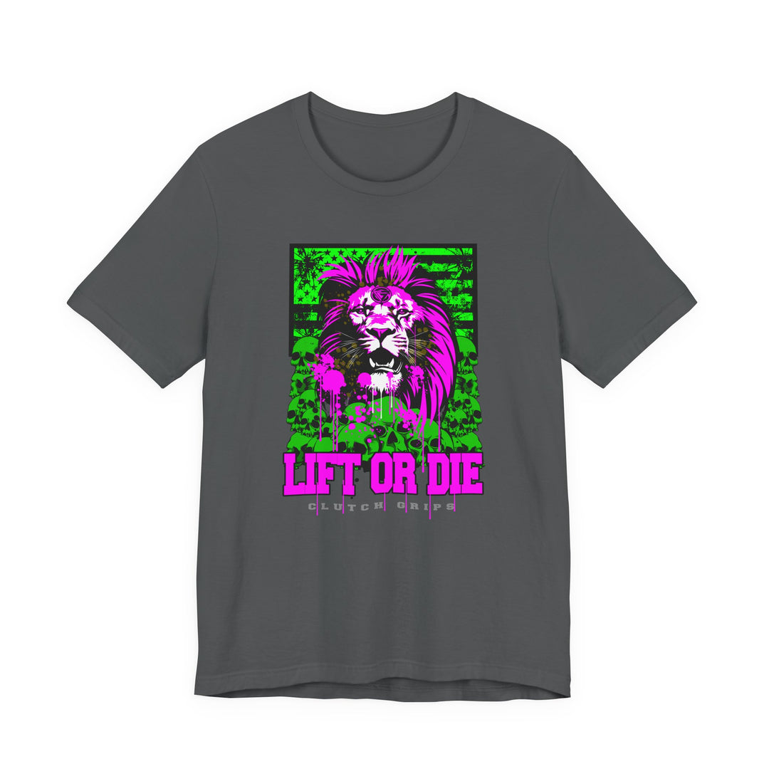 LION HEART PURPLEGREEN/LIFT OR DIE