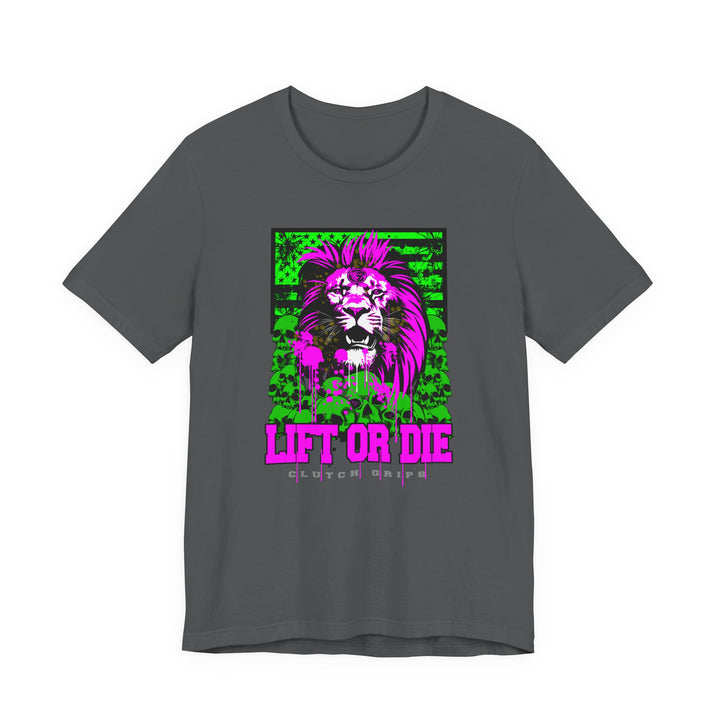 LION HEART PURPLEGREEN/LIFT OR DIE