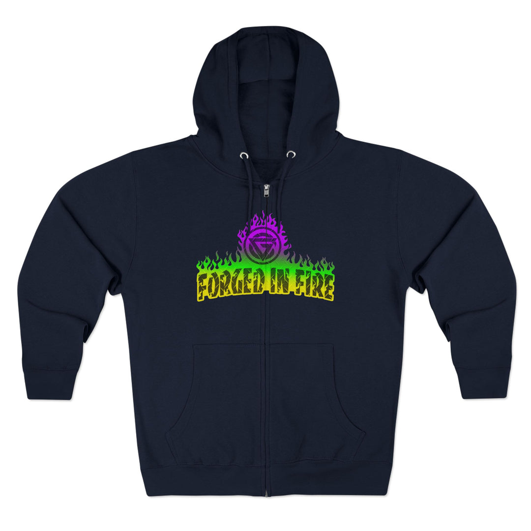 CG LIGHTNING KING YELLOW GREEN PURPLE /STAY SAVAGE ZIP UP