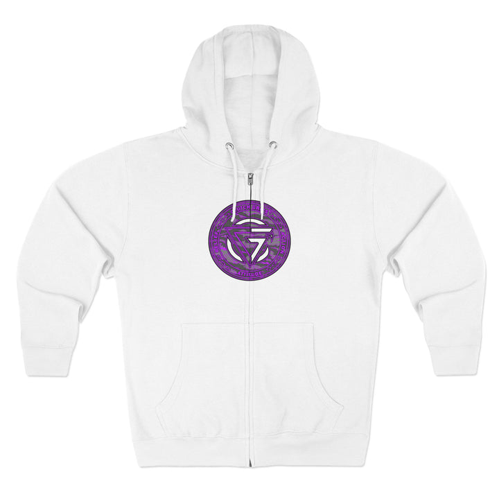 CG ANGRY DOG CAMO GREY PURPLE/READY FOR WAR ZIP UP