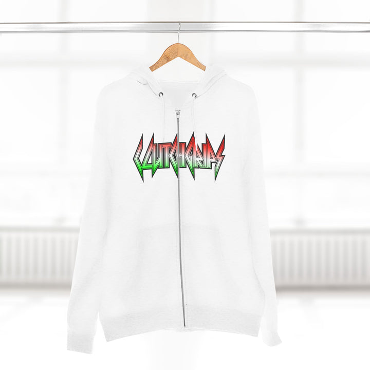 SAMURAI MAC RED WHITE GREEN FADE /LIFT OR DIE ZIP UP