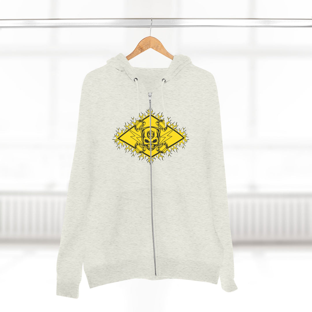 SPARTAN LIFT YELLOW BLACK/READY FOR WAR ZIP UP