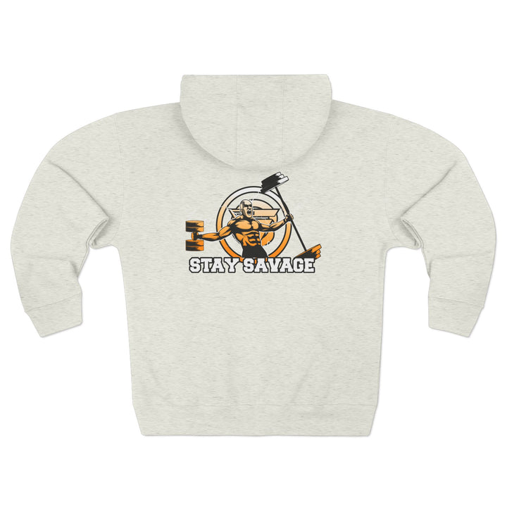 SPARTAN LIFT WHITE ORANGE FADE /STAY SAVAGE ZIPUP