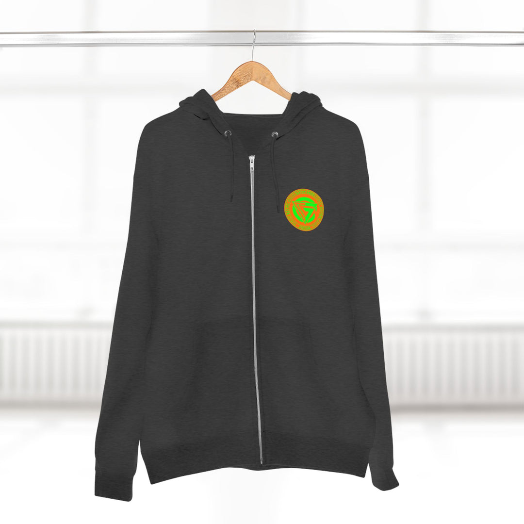 SPARTAN LIFT ORANGE GREEN  /STAY SAVAGE ZIP UP