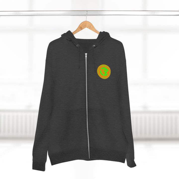 SPARTAN LIFT ORANGE GREEN  /STAY SAVAGE ZIP UP