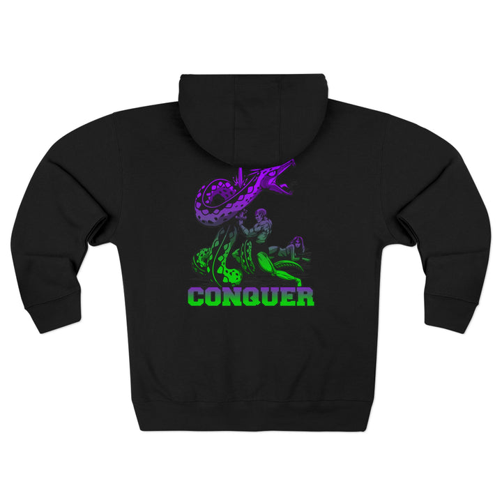 CG SERPENT SLAYER PURPLE GREEN /CONQUER ZIP UP