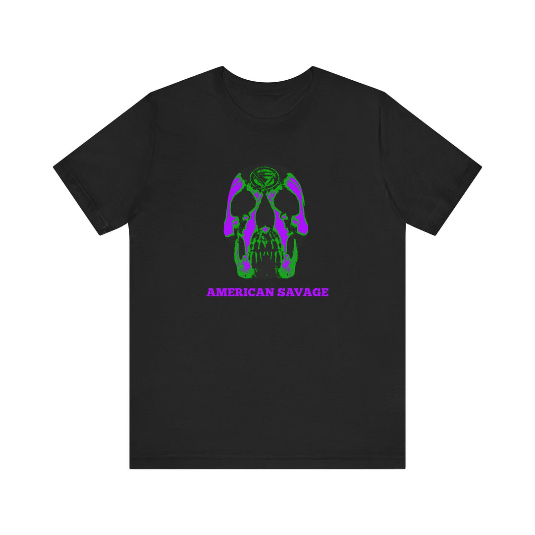 SKULLATOR PURPLE GREEN  /AMERICAN SAVAGE