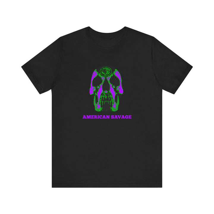 SKULLATOR PURPLE GREEN  /AMERICAN SAVAGE