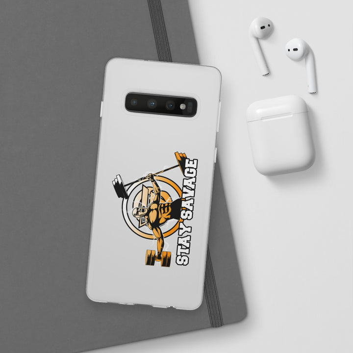 SPARTAN LIFT ORANGE WHITE PHONE CASE/STAY SAVAGE