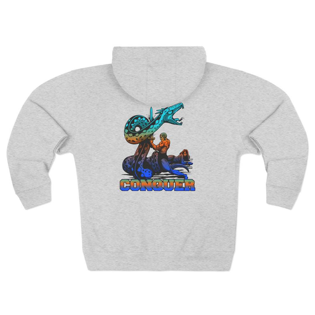 CG SERPENT SLAYER BLUE ORANGE AQUA  /CONQUER ZIP UP