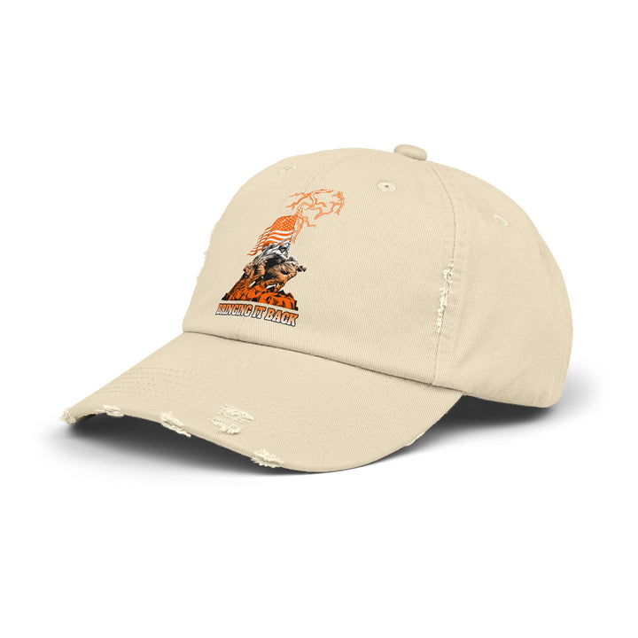 AMERICAN WARRIORS ORANGE WHITE FADE /BRINGING IT BACK CAP