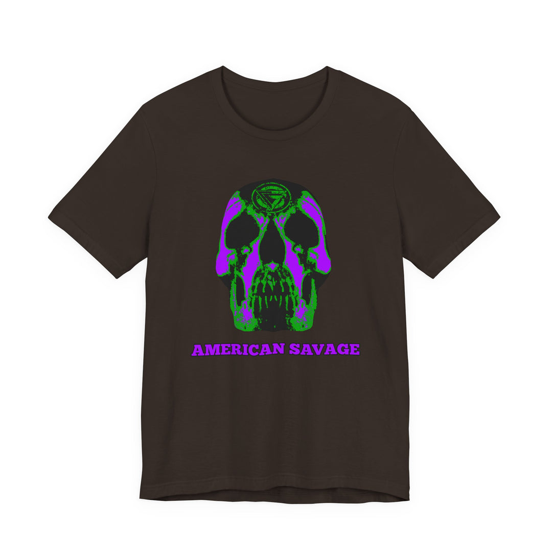 SKULLATOR PURPLE GREEN  /AMERICAN SAVAGE